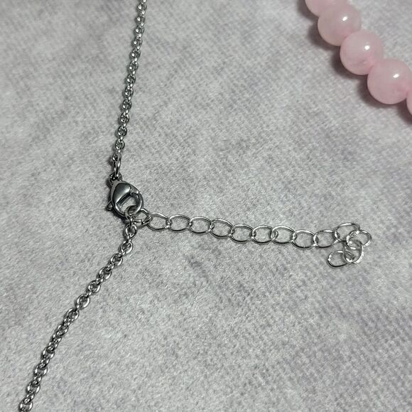 Galilea Rose Quartz Pendant and Bracelets - Picture 5 of 16